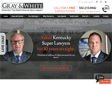 Tablet Screenshot of grayandwhitelaw.com